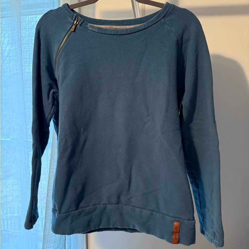 AMPERSAND AVE Blue Long Sleeve Top